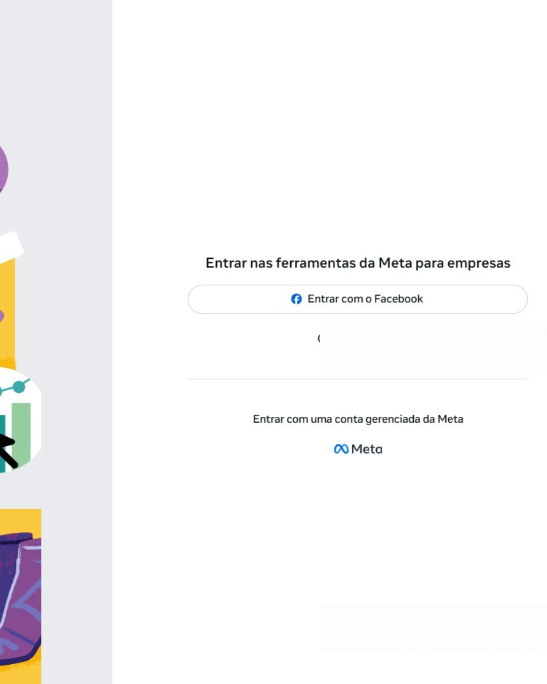 Passo 1 - Login facebook
